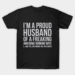 Awesome Running Wife T-Shirt